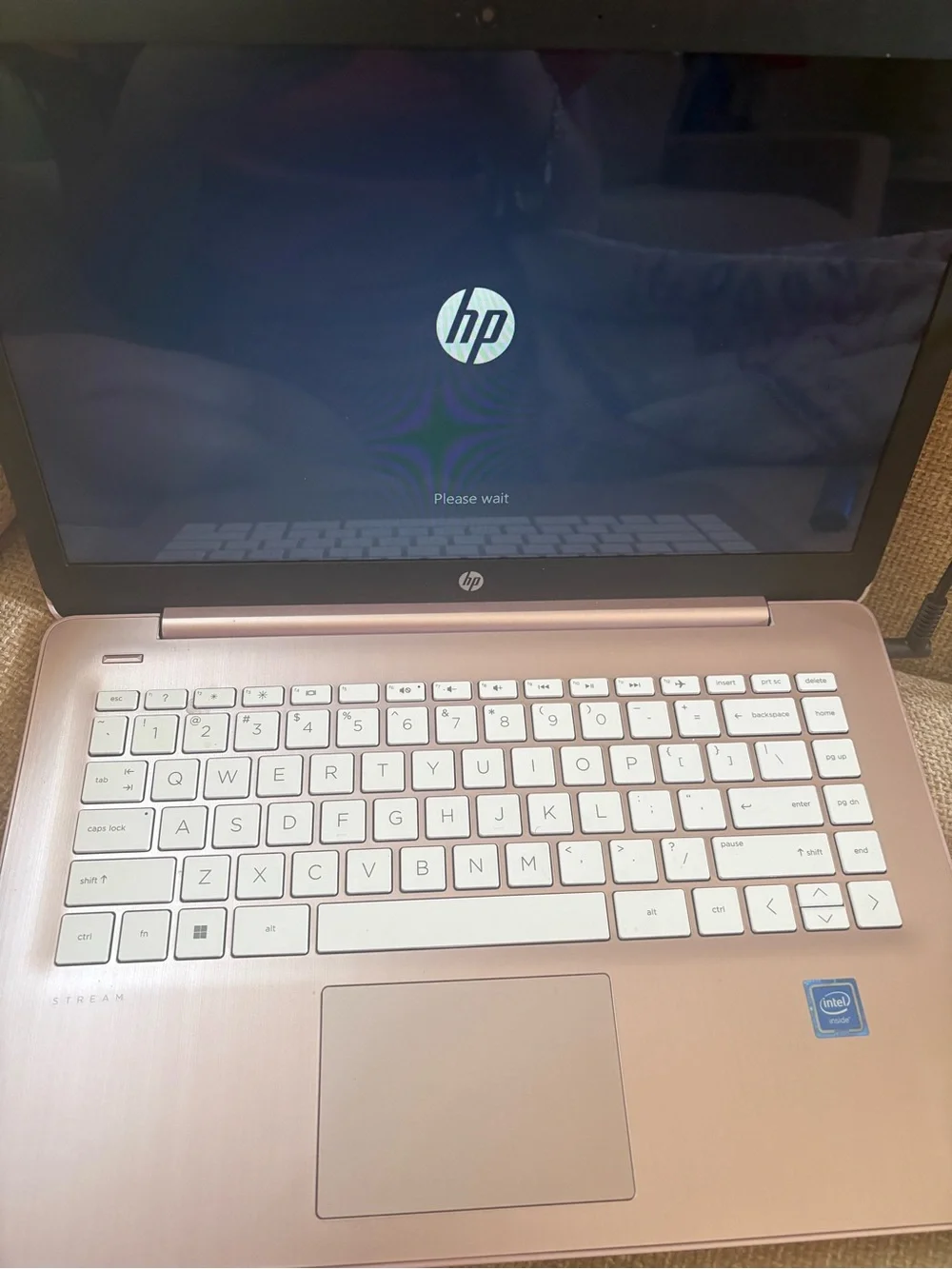 Pink HP Touchscreen Laptop
